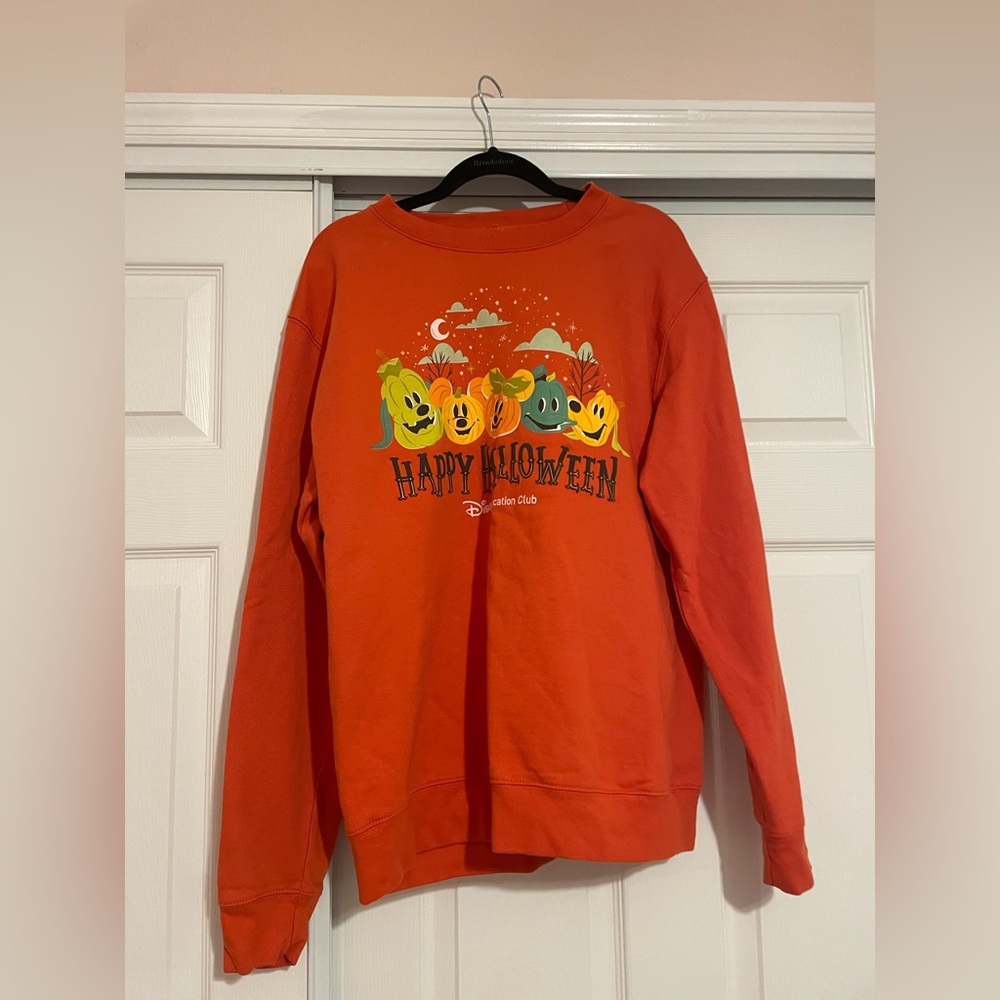 Disney Vacation Club Halloween Sweatshirt Size Large